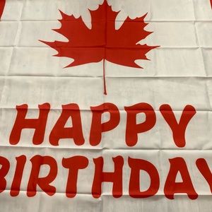 Canadian Birthday Canvas